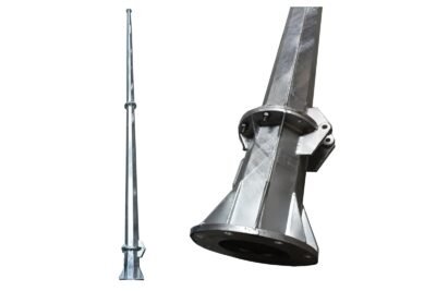 Hidraulinis sulenkiamas stiebas FNS08H/3 – 8 m, savarankiškas montavimas (2–3 kW turbina)
