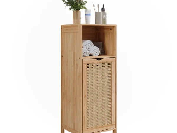 Vicco Bathroom cabinet Bamboo 36 x 98 cm, Liora