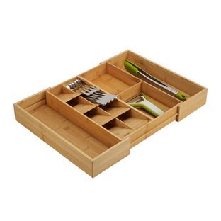 Joseph Joseph Expandable DrawerStore Bamboo Cutlery Tray