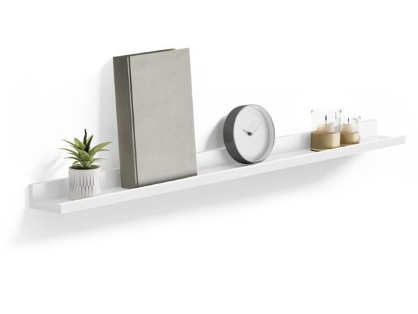 SONGMICS Floating Shelf, Wall Shelf Ledge 3.9 x 43.3 Inches with Front Edge, for Picture Frames, Books, Spice Jars, Living...