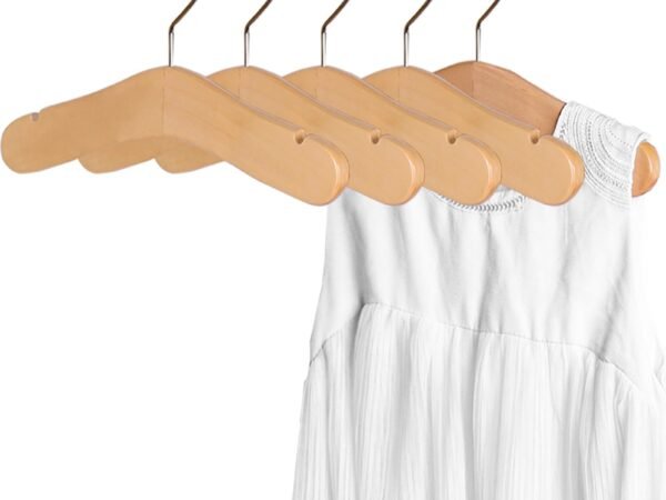 20pcs Baby Wooden Hangers, 9.44" Toddler Kids Children Wooden Hangers,Pet Clothes Hangers