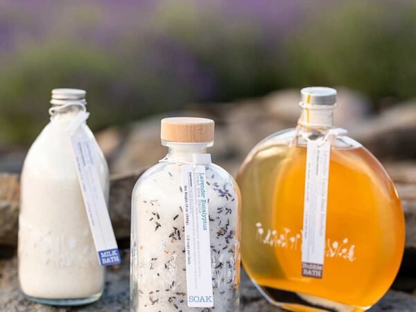 bath and body products with lavender