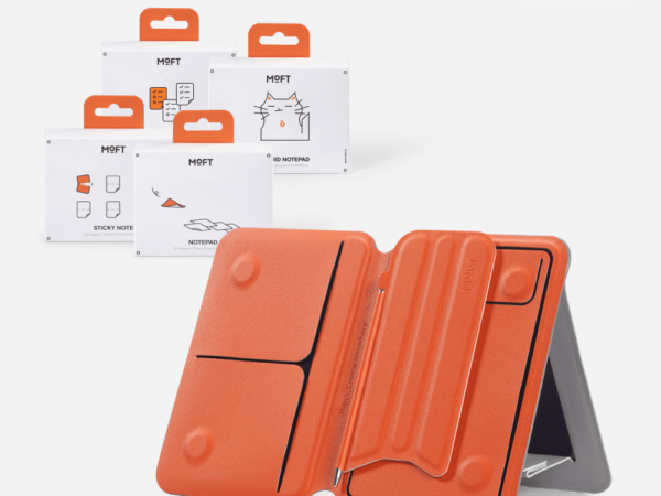 Snap Flow For Phones MC002 Note Stand + 1 Notepad Set* Taupe x Sunrise