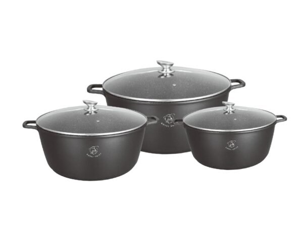 3 dalių puodų rinkinys 28 cm-32 cm-36 cm