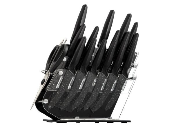 17 dalių peilių rinkinys