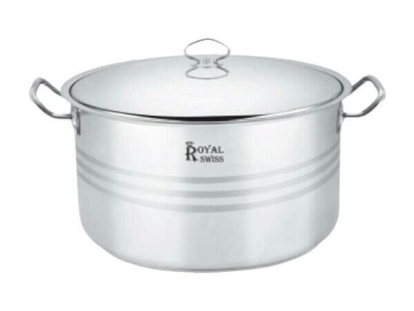 3 dalių ypač didelių seklių puodų rinkinys