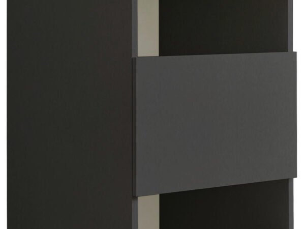 Skalbinių spinta 50/162/67,5 cm, antracito spalvos