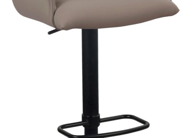 Novel BARHOCKER, tikros odos, juodos, rausvai pilkos spalvos, geležinis, su 360° pasukama sėdimąja dalimi