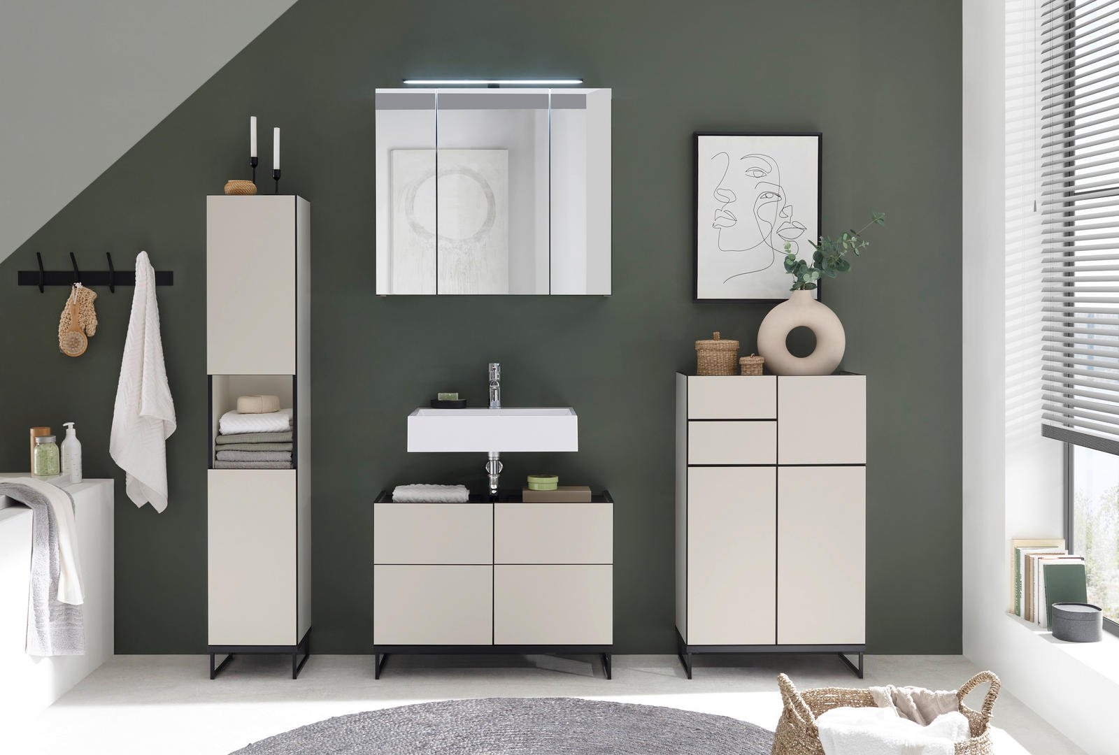 MID.YOU veidrodinė spintelė 80/70/23 cm - Image 2