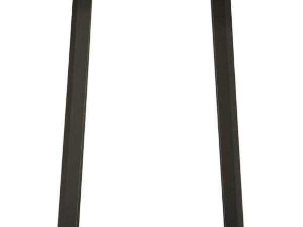 Xora šoninis staliukas 43/43/47 cm pilkas, juodas apvalus