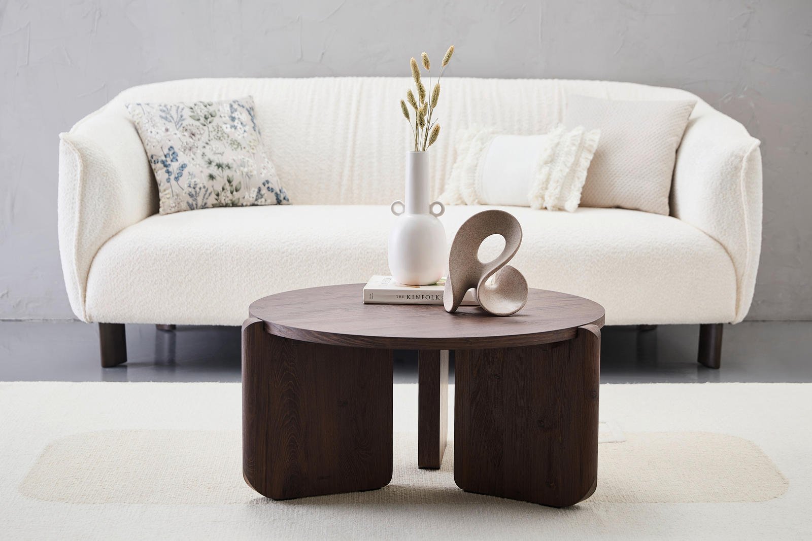 Livetastic COUCHTISCH 83/83/40 cm rund Braun - Image 2