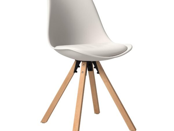 Kėdė Lilly 2, baltos spalvos