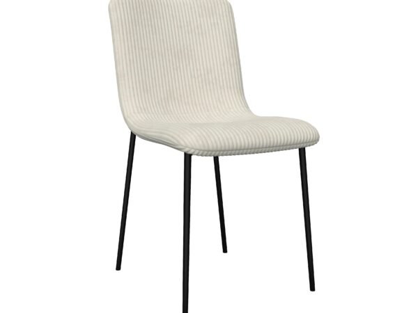 Kėdė Amy, smėlio spalvos, apmušta kordu