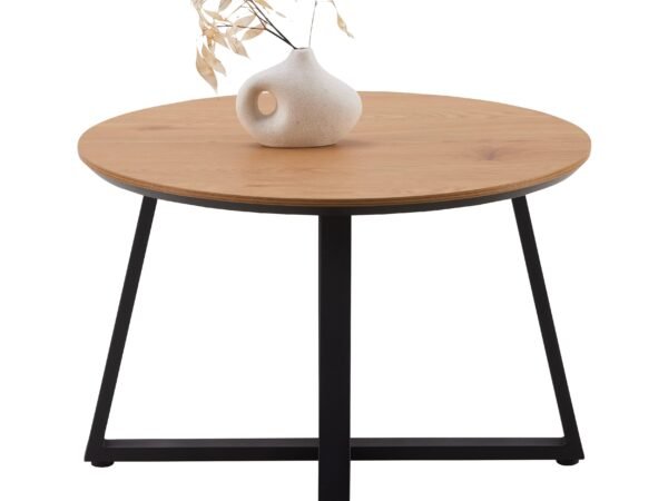 Kavos staliukas Brava natūralios spalvos/juodas