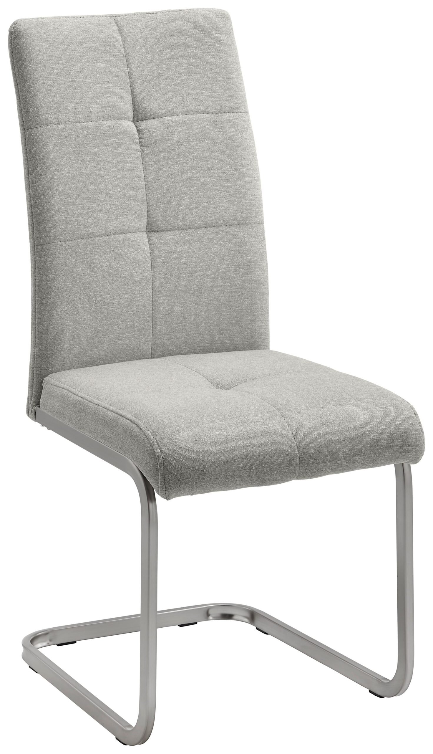 Svyruojanti kėdė Lucie, smėlio spalvos, apmušta audiniu