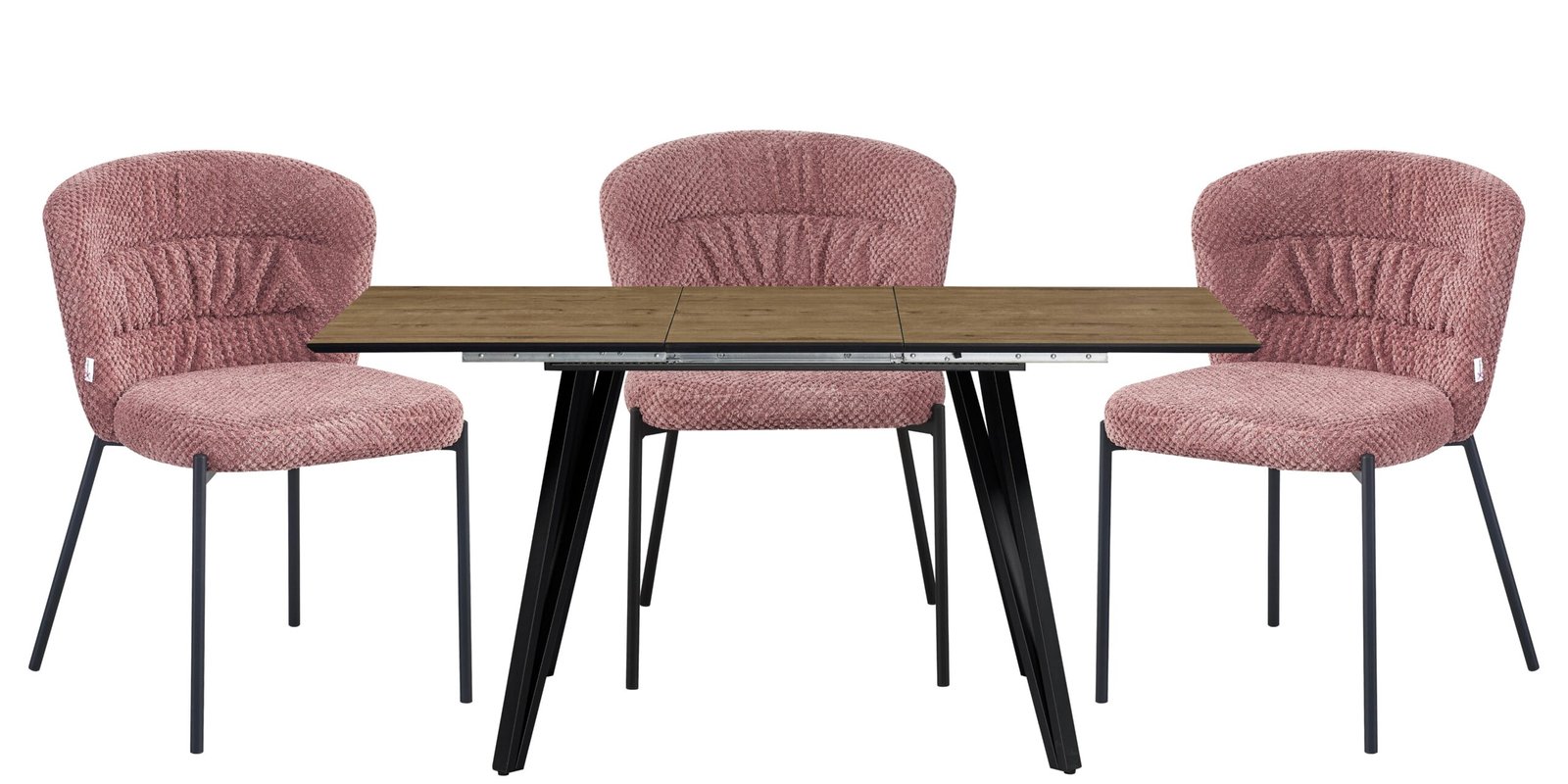 Ištraukiamasis stalas Daniel, ąžuolo spalvos, apie 120-160x76x80 cm - Image 2