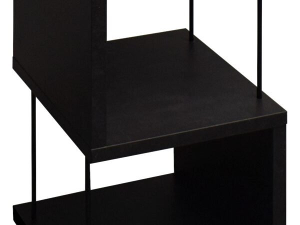 Šoninis staliukas „Sticks“, juodo plieno