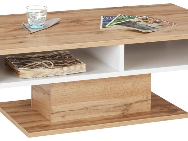 Kavos staliukas Alamo ąžuolo spalvos