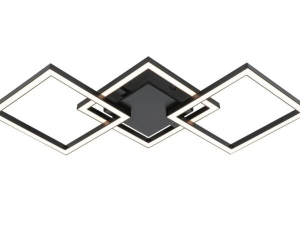 LED lubų šviestuvas Rauta Juodas maks. 24 W