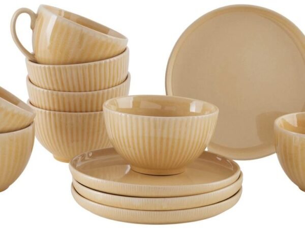 Pusryčių servisas Louisa Beige, 12 dalių