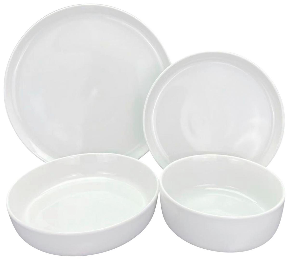 Kombinuotas servisas Navina, baltas, 16 dalių