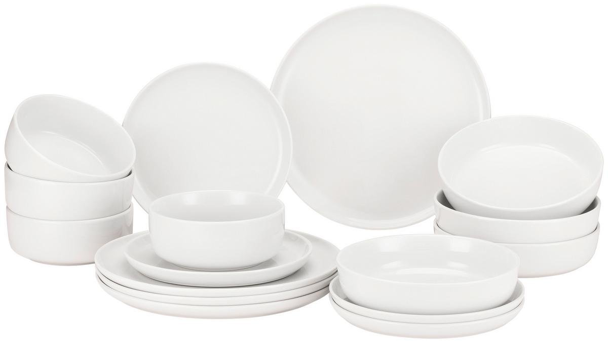 Kombinuotas servisas Navina, baltas, 16 dalių - Image 2