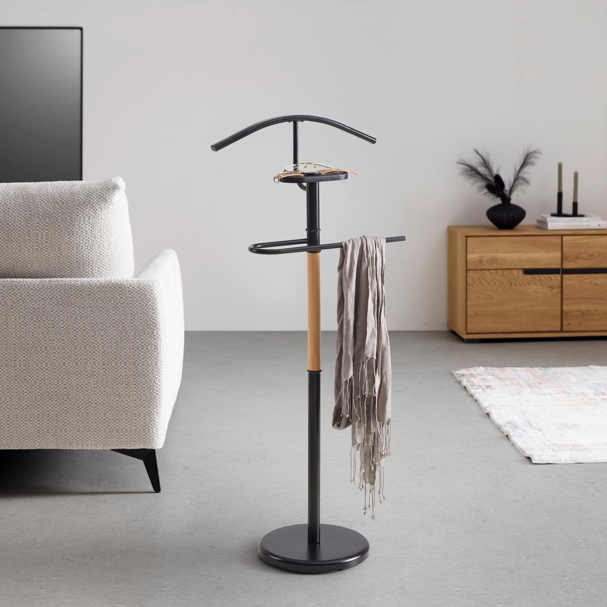 Kostiumų kabykla Micha II natūralios spalvos/juoda - Image 2
