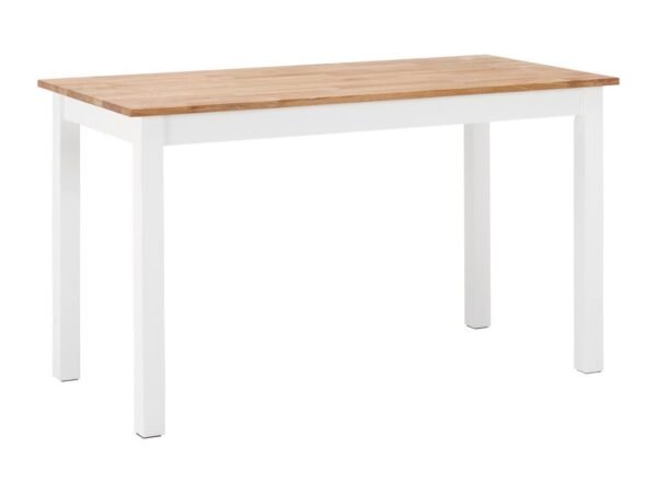 Valgomojo stalas Antalia natūralios spalvos / baltas, iš tikro medžio