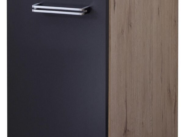 Antracito/ąžuolo virtuvės apatinė spintelė