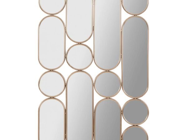 Sieninis veidrodis Arco metalinis rėmas auksinės spalvos