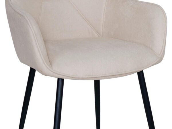 Krėslas Elena, smėlio spalvos