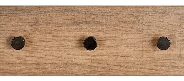 Kabykla Parma 2, juodos/ąžuolo spalvos