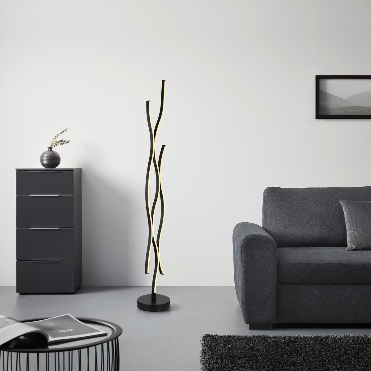 LED toršeras Relo, opalo/juodos spalvos, maks. 35 W - Image 5