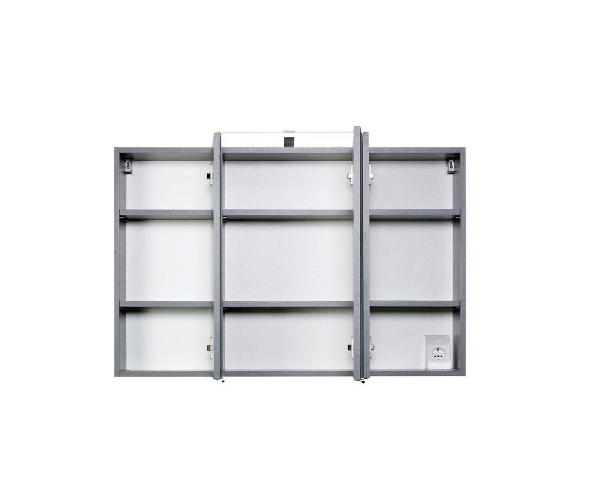 Veidrodinė spintelė Florida grafito spalvos su LED - Image 4