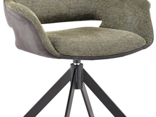 Novel ARMLEHNSTUHL, 360° pasukama sėdimoji dalis, automatinė grįžimo funkcija, mikropluoštas, lino imitacija