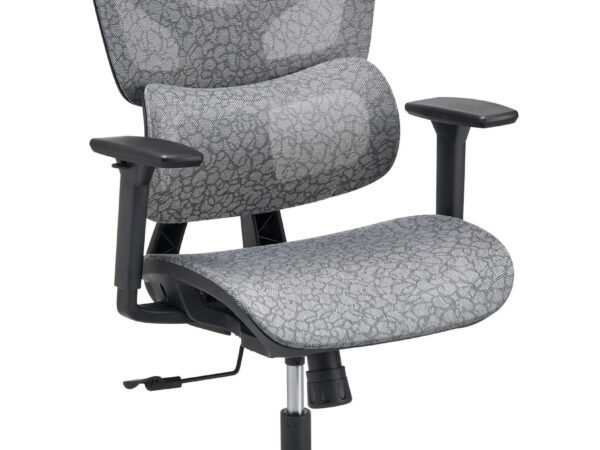 Sukamoji kėdė, tinklinė, tamsiai pilka