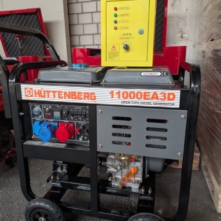 Dyzelinis generatorius 11 kVA, 3 fazių, su ATS